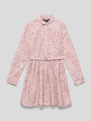 Sukienka midi w kwiatowe wzory Polo Ralph Lauren Teens