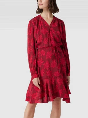 Sukienka midi w kwiatowe wzory Tommy Hilfiger