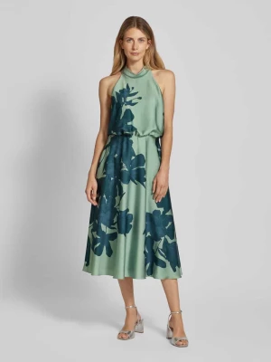 Sukienka midi w kwiatowe wzory V by Vera Mont