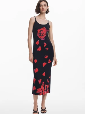 Sukienka midi w kwiaty Tyler McGillivary Desigual