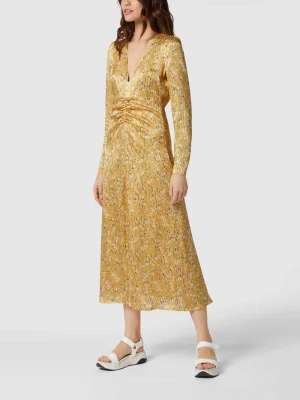 Sukienka midi w różne wzory model ‘Kinale’ HUGO