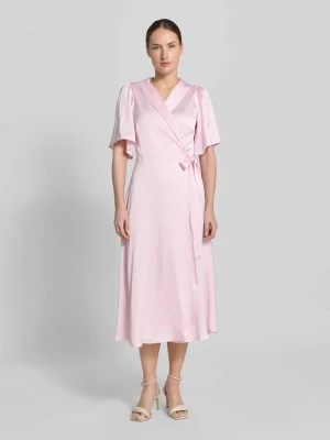 Sukienka midi w stylu kopertowym model 'VIENNA RAVENNA' Vila