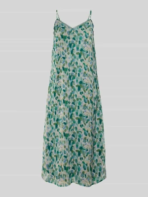 sukienka midi we wzór na całej powierzchni model 'EMMA' Vila