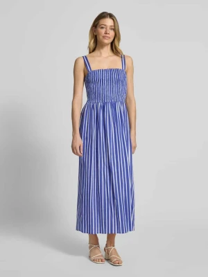 sukienka midi we wzór na całej powierzchni z marszczonymi detalami Marc Cain