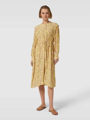 Sukienka midi z abstrakcyjnym nadrukiem model ‘Dalati’ BOSS Black Women