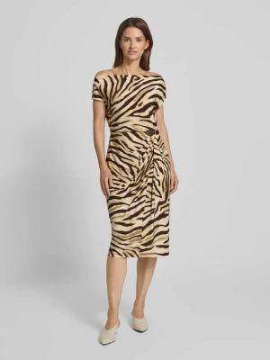 Sukienka midi z aplikacją model ‘HULLEN’ Lauren Ralph Lauren