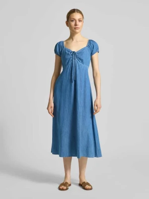 Sukienka midi z bufkami GAP