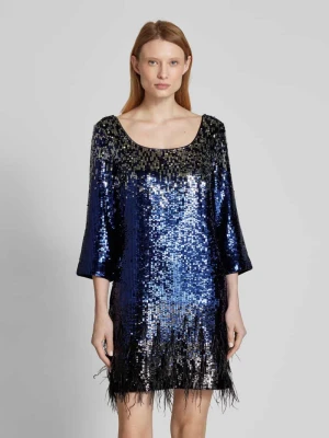 Sukienka midi z cekinowym obszyciem Marc Cain