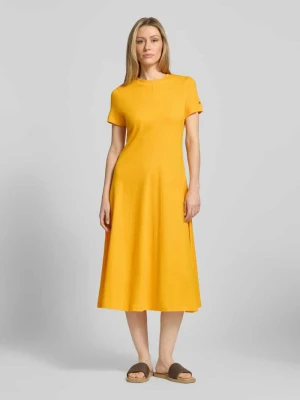 Sukienka midi z czystej bawełny Tommy Hilfiger