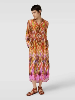 Sukienka midi z czystej wiskozy model ‘Cairaton’ tonno & panna