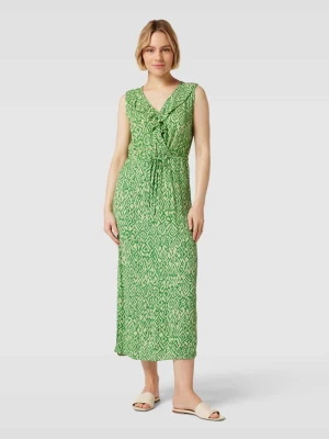 Sukienka midi z czystej wiskozy model ‘Marrakech’ Ichi