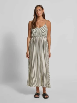 sukienka midi z czystej wiskozy model 'Marrakech' Ichi