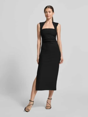 Sukienka midi z dekoltem w kwadrat model 'Rose Bodycon' Forever New