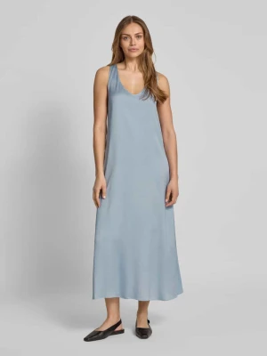 Sukienka midi z dekoltem w serek model ‘CENLA’ drykorn