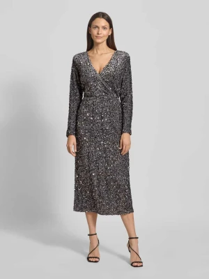 Sukienka midi z dekoltem w serek model ‘FAITH’ Vila