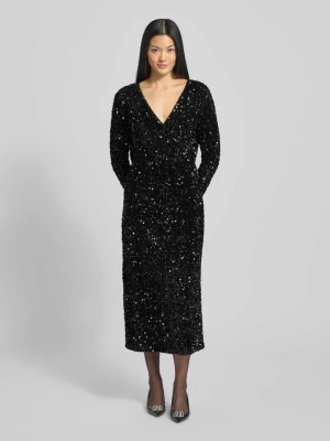 Sukienka midi z dekoltem w serek model ‘FAITH’ Vila