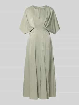 Sukienka midi z dekoltem w serek model 'VIANNA' Copenhagen Muse