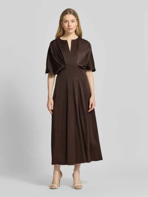 Sukienka midi z dekoltem w serek model 'VIANNA' Copenhagen Muse