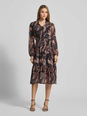 Sukienka midi z dekoltem w serek model ‘Za44raa’ ZABAIONE