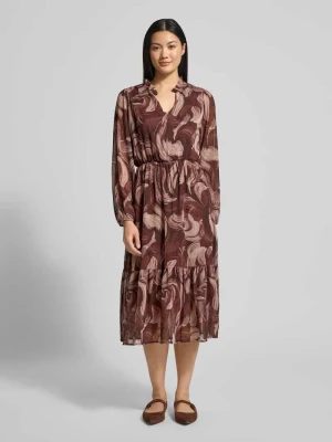 Sukienka midi z dekoltem w serek model ‘Za44raa’ ZABAIONE