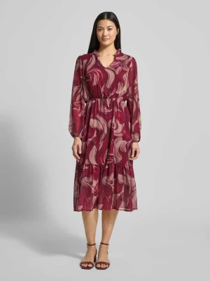 Sukienka midi z dekoltem w serek model ‘Za44raa’ ZABAIONE