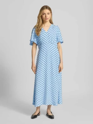 Sukienka midi z dekoltem w serek model 'ZABBY' Ichi