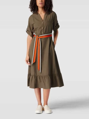 Sukienka midi z detalami z logo model ‘Ciinga’ CINQUE