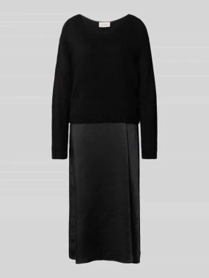 Sukienka midi z efektem dwóch warstw ROBE LÉGÈRE