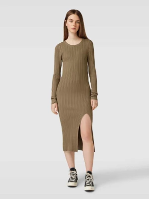 Sukienka midi z efektem prążkowania model ‘MEDDI’ Only
