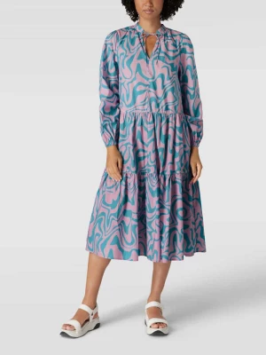 Sukienka midi z efektem stopniowania model ‘Swirl Dress’ Jake*s Casual