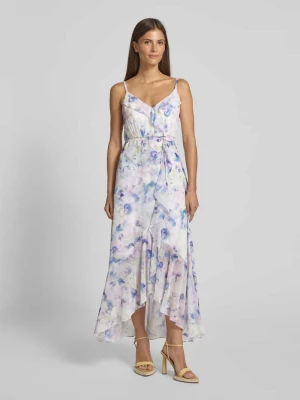 Sukienka midi z falbanami i wiązanym paskiem Jake*s Cocktail