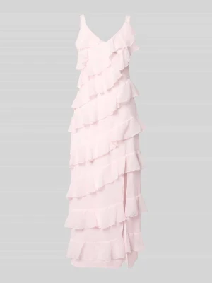 Sukienka midi z falbanami model 'LUNA' Vila