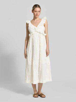 Sukienka midi z falbanami model 'YASNAMA'