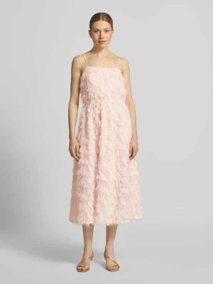 sukienka midi z frędzlami model 'MYLINE' Selected Femme
