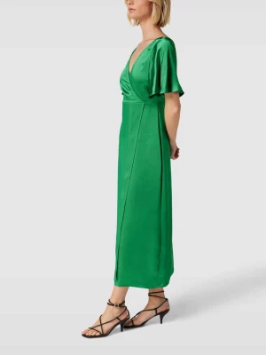 Sukienka midi z imitacji satyny model ‘SATEENY’ Vila