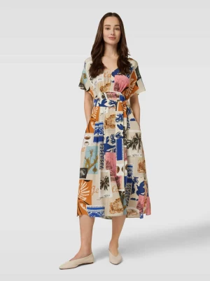 Sukienka midi z jedwabiu model ‘CURSORE’ Weekend Max Mara