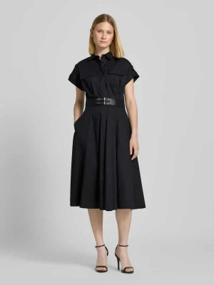 Sukienka midi z kołnierzykiem koszulowym Lauren Ralph Lauren