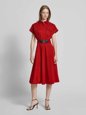 Sukienka midi z kołnierzykiem koszulowym Lauren Ralph Lauren