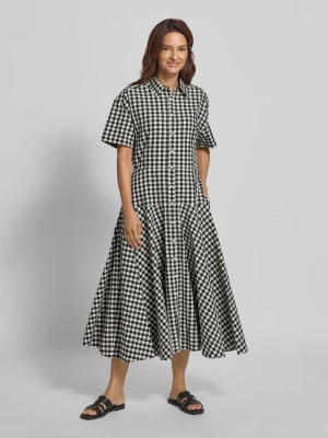 Sukienka midi z kołnierzykiem Polo Ralph Lauren