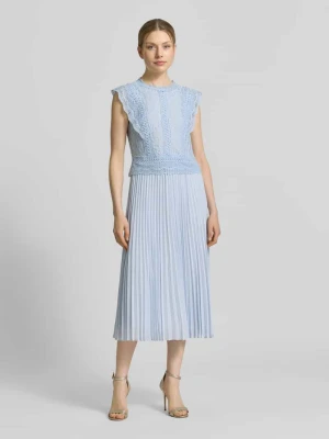 Sukienka midi z koronką w kroju regular fit s.Oliver BLACK LABEL