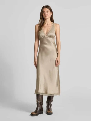 Sukienka midi z koronkowymi wykończeniami model 'Clari' LOLLYS LAUNDRY