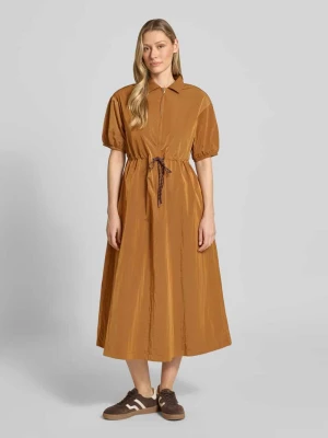 Sukienka midi z krótkim zamkiem błyskawicznym i trokiem w talii Rich & Royal