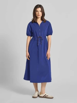 Sukienka midi z krótkim zamkiem błyskawicznym i trokiem w talii Rich & Royal