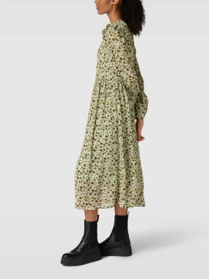 Sukienka midi z kwiatowym wzorem model ‘Adalia’ MSCH Copenhagen