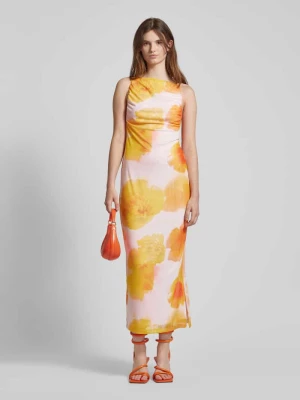 Sukienka midi z kwiatowym wzorem model ‘AUBREY’ Noisy May