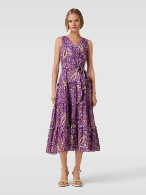 Sukienka midi z kwiatowym wzorem model ‘LACAIDE’ Lauren Ralph Lauren