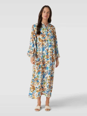 Sukienka midi z kwiatowym wzorem model ‘Shira’ Part Two