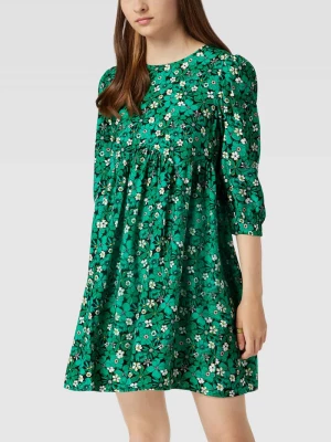 Sukienka midi z kwiatowym wzorem na całej powierzchni model ‘Alessandra’ Only