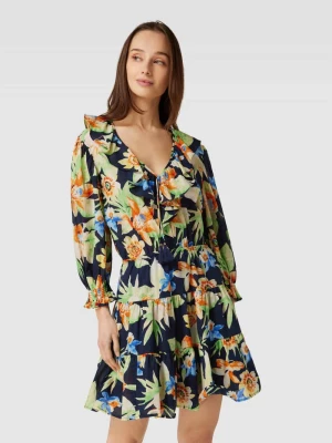 Sukienka midi z kwiatowym wzorem na całej powierzchni model ‘CEPORAH’ Lauren Ralph Lauren