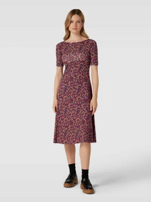Sukienka midi z kwiatowym wzorem na całej powierzchni model ‘MUNZIE’ Lauren Ralph Lauren